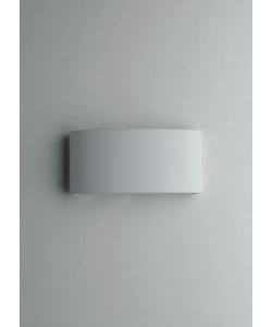 APPLIQUE A LED "BEETLE" IN ALLUMINIO BIANCO, 17X8X4 CM